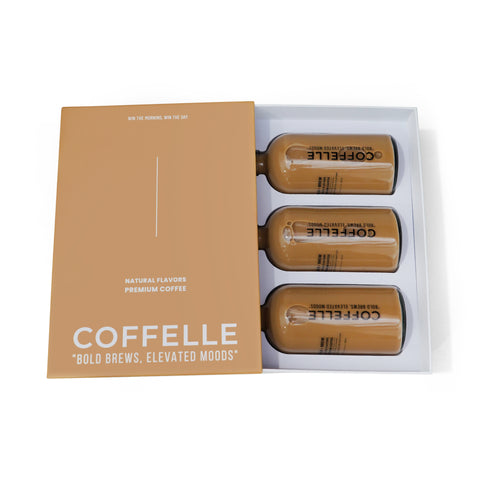 Coffelle Ready-to-Drink Cold Brew 3-Pack (12oz)